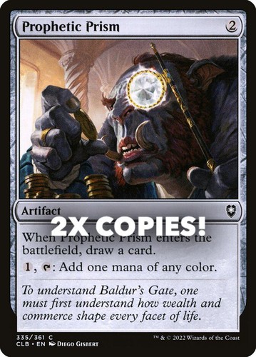 MTG | 2x Prophetic Prism | Nonfoil | CLB-335 | NM