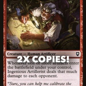 MTG | 2x Ingenious Artillerist | Nonfoil | CLB-182 | NM