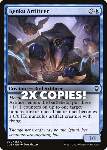 MTG | 2x Kenku Artificer | Nonfoil | CLB-80 | NM