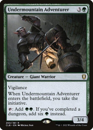 MTG | Undermountain Adventurer | Nonfoil | CLB-260 | NM