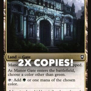 MTG | 2x Manor Gate | Nonfoil | CLB-356 | NM