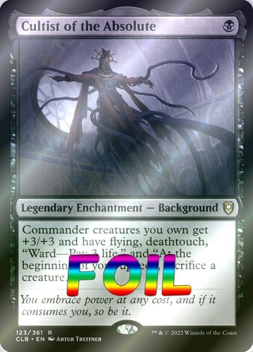 MTG | Cultist of the Absolute | Foil | CLB-123 | NM