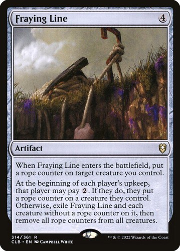 MTG | Fraying Line | Nonfoil | CLB-314 | NM