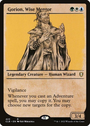 MTG | Gorion, Wise Mentor | Nonfoil | Showcase | CLB-423 | NM