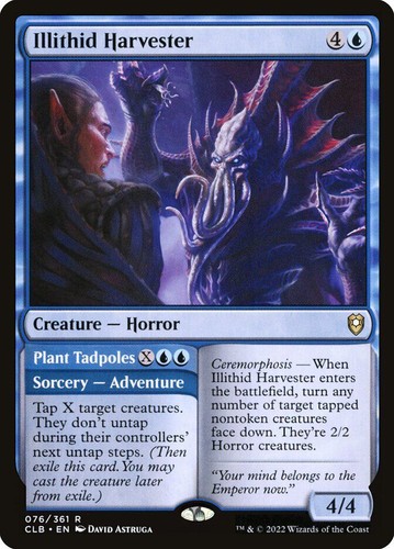 MTG | Illithid Harvester // Plant Tadpoles | Nonfoil | CLB-76 | NM