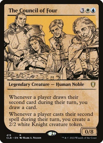 MTG | The Council of Four | Nonfoil | Showcase | CLB-419 | NM