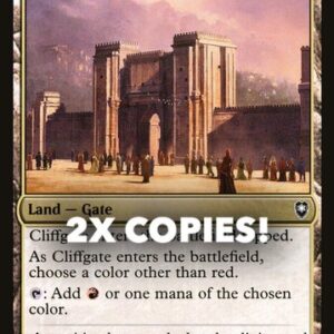 MTG | 2x Cliffgate | Nonfoil | CLB-350 | NM