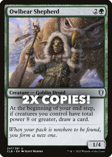 MTG | 2x Owlbear Shepherd | Nonfoil | CLB-247 | NM