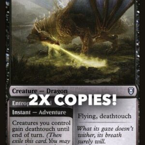 MTG | 2x Topaz Dragon // Entropic Cloud | Nonfoil | CLB-153 | NM