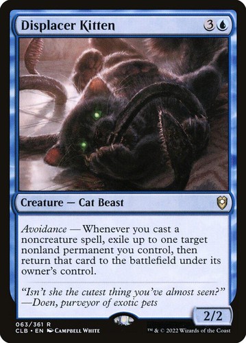 MTG | Displacer Kitten | Nonfoil | CLB-63 | NM
