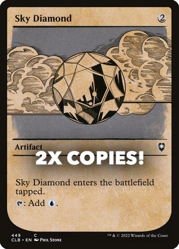 MTG | 2x Sky Diamond | Nonfoil | Showcase | CLB-449 | NM