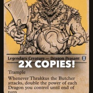 MTG | 2x Thrakkus the Butcher | Nonfoil | Showcase | CLB-440 | NM