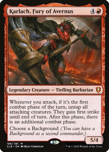 MTG | Karlach, Fury of Avernus | Nonfoil | CLB-186 | NM