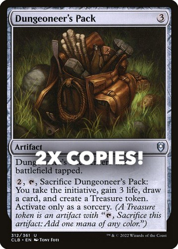 MTG | 2x Dungeoneer's Pack | Nonfoil | CLB-312 | NM