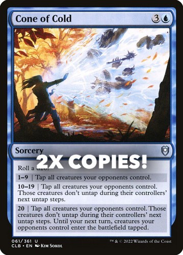 MTG | 2x Cone of Cold | Nonfoil | CLB-61 | NM