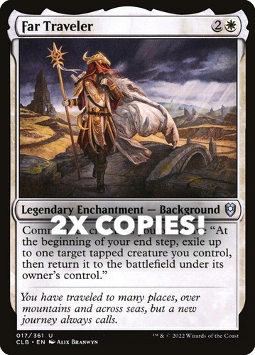 MTG | 2x Far Traveler | Nonfoil | CLB-17 | NM