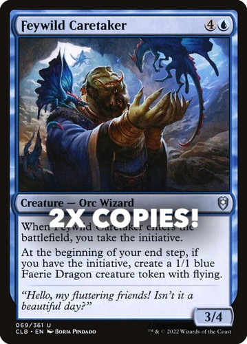 MTG | 2x Feywild Caretaker | Nonfoil | CLB-69 | NM
