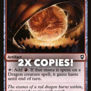 MTG | 2x Carnelian Orb of Dragonkind | Nonfoil | CLB-166 | NM