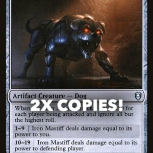 MTG | 2x Iron Mastiff | Nonfoil | CLB-317 | NM