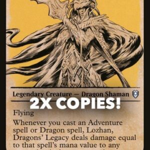 MTG | 2x Lozhan, Dragons' Legacy | Nonfoil | Showcase | CLB-428 | NM