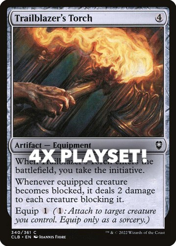 MTG | 4x Trailblazer's Torch | Nonfoil | CLB-340 | NM