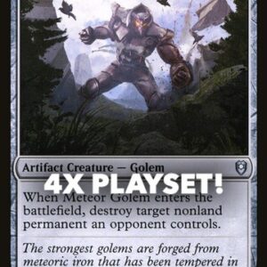 MTG | 4x Meteor Golem | Nonfoil | CLB-323 | NM