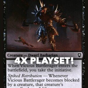 MTG | 4x Vicious Battlerager | Nonfoil | CLB-155 | NM