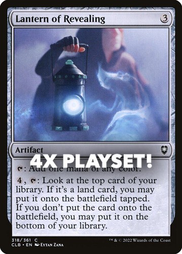 MTG | 4x Lantern of Revealing | Nonfoil | CLB-318 | NM