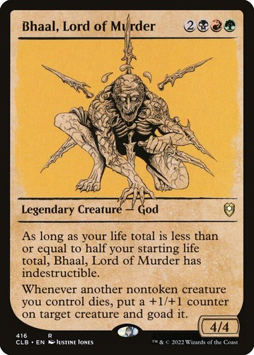 MTG | Bhaal, Lord of Murder | Nonfoil | Showcase | CLB-416 | NM