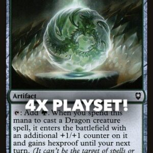 MTG | 4x Jade Orb of Dragonkind | Nonfoil | CLB-236 | NM