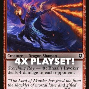 MTG | 4x Bhaal's Invoker | Nonfoil | CLB-163 | NM