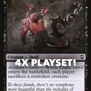 MTG | 4x Chain Devil | Nonfoil | CLB-120 | NM