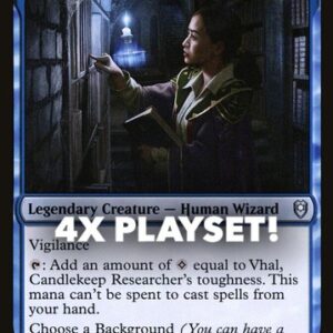 MTG | 4x Vhal, Candlekeep Researcher | Nonfoil | CLB-102 | NM