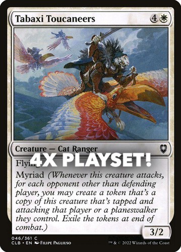 MTG | 4x Tabaxi Toucaneers | Nonfoil | CLB-46 | NM