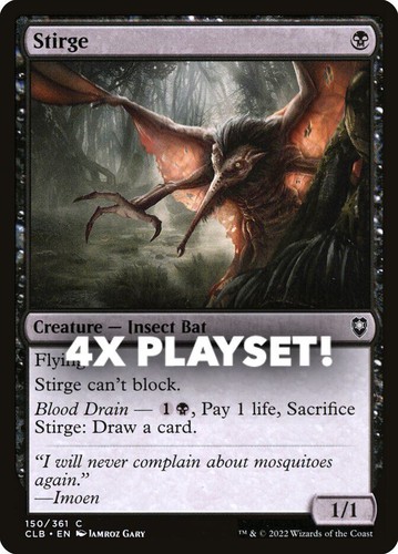 MTG | 4x Stirge | Nonfoil | CLB-150 | NM