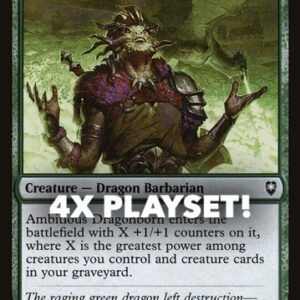 MTG | 4x Ambitious Dragonborn | Nonfoil | CLB-213 | NM
