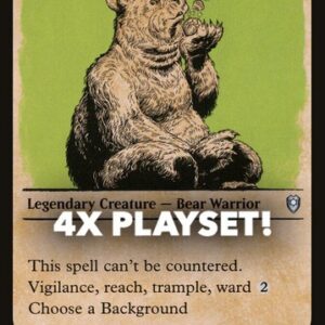 MTG | 4x Wilson, Refined Grizzly | Nonfoil | Showcase | CLB-411 | NM