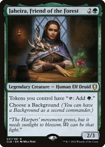 MTG | Jaheira, Friend of the Forest | Nonfoil | CLB-237 | NM
