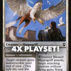MTG | 4x Blessed Hippogriff // Tyr's Blessing | Nonfoil | CLB-11 | NM