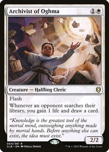 MTG | Archivist of Oghma | Nonfoil | CLB-4 | NM