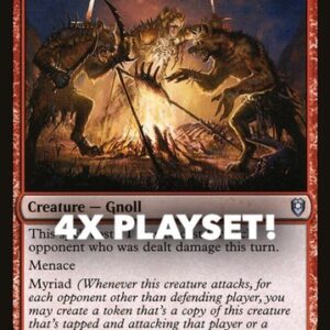 MTG | 4x Gnoll War Band | Nonfoil | CLB-178 | NM