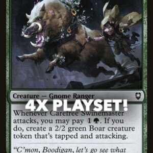 MTG | 4x Carefree Swinemaster | Nonfoil | CLB-219 | NM