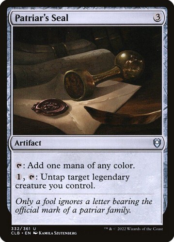 MTG | Patriar's Seal | Nonfoil | CLB-332 | NM