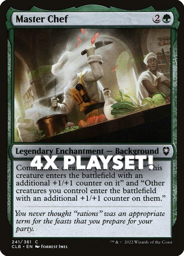 MTG | 4x Master Chef | Nonfoil | CLB-241 | NM