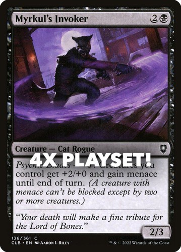 MTG | 4x Myrkul's Invoker | Nonfoil | CLB-136 | NM
