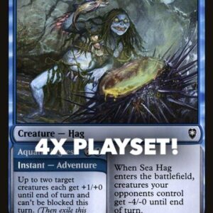 MTG | 4x Sea Hag // Aquatic Ingress | Nonfoil | CLB-95 | NM