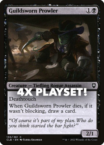 MTG | 4x Guildsworn Prowler | Nonfoil | CLB-130 | NM