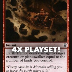 MTG | 4x Earth Tremor | Nonfoil | CLB-171 | NM