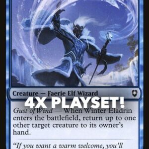 MTG | 4x Winter Eladrin | Nonfoil | CLB-104 | NM