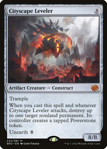 MTG | Cityscape Leveler | Nonfoil | BRO-233 | NM